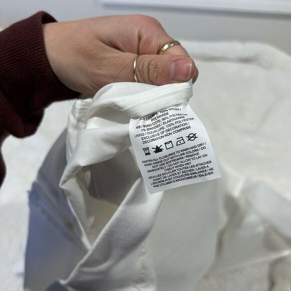 NWT Nike Sportswear Woven Varsity Bomber Jacket DV7972-100 Women's Size Medium - Picture 5 of 8